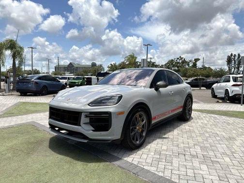 Gray 2024 Porsche Cayenne Turbo GT