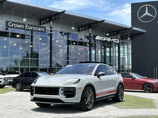 Gray 2024 Porsche Cayenne Turbo GT