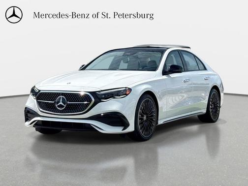 White 2026 Mercedes-Benz E-Class E 350 4MATIC