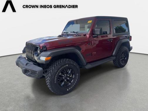 Red 2021 Jeep Wrangler Sport