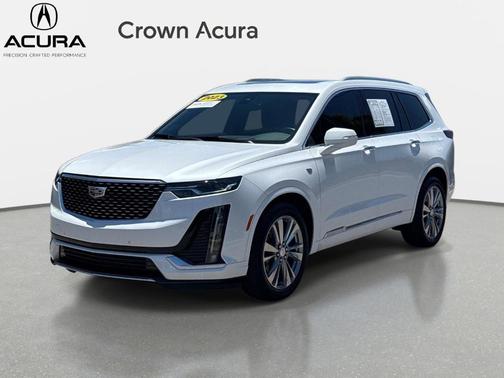 White 2023 Cadillac XT6 Premium Luxury FWD