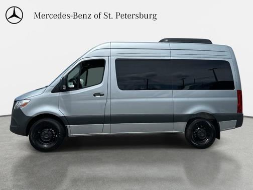 Silver 2025 Mercedes-Benz Sprinter 2500 144 WB Standard Roof Passenger