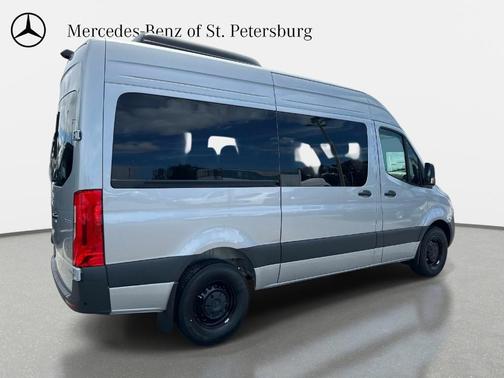 Silver 2025 Mercedes-Benz Sprinter 2500 144 WB Standard Roof Passenger