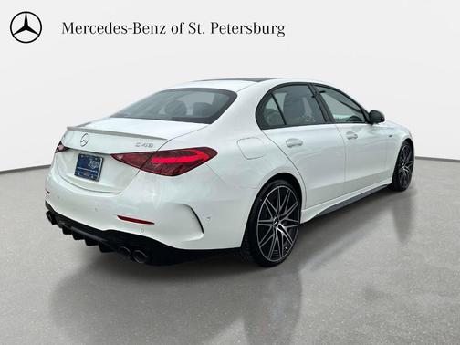 White 2026 Mercedes-Benz AMG C 43 Base 4MATIC