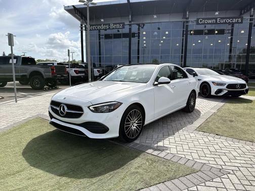 White 2026 Mercedes-Benz C-Class C 300 4MATIC