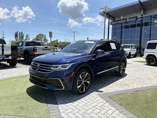 Atlantic Blue 2024 Volkswagen Tiguan 2.0T SEL R-Line