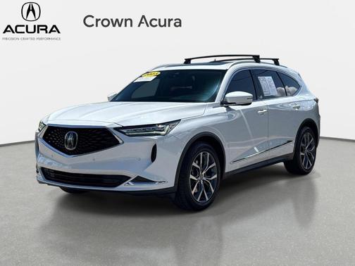 White 2023 Acura MDX Technology