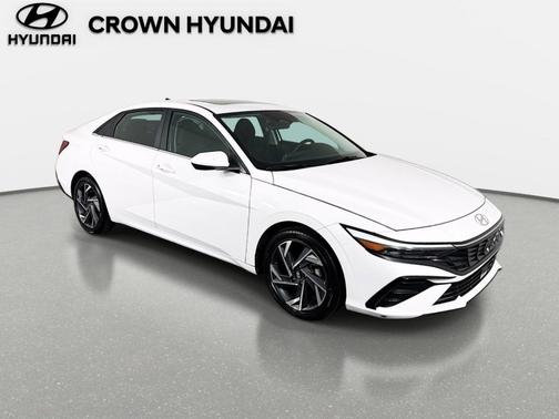 White 2024 Hyundai ELANTRA SEL