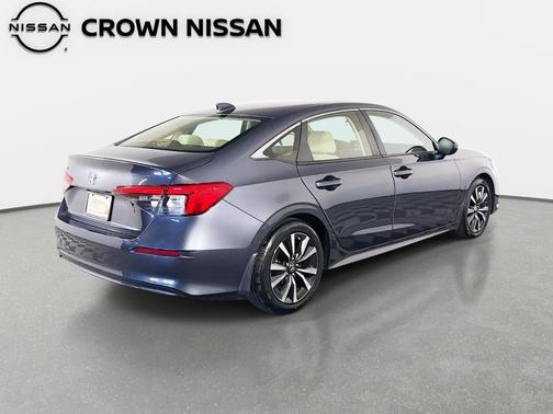 Gray 2022 Honda Civic EX