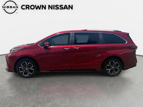 Red 2025 Toyota Sienna Platinum 7 Passenger