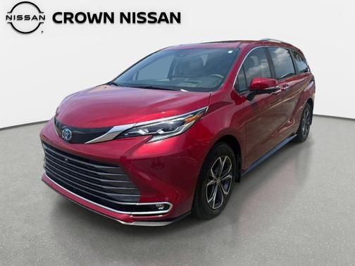 Red 2025 Toyota Sienna Platinum 7 Passenger