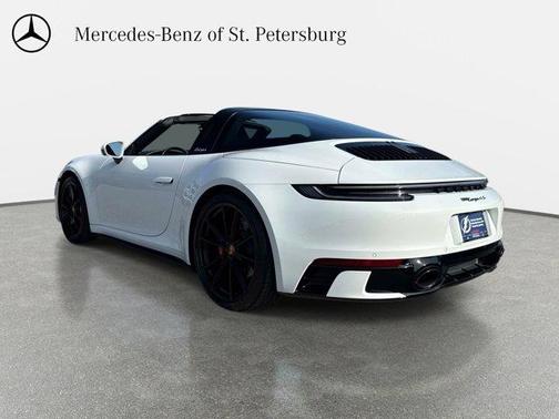 White 2022 Porsche 911 Targa 4S