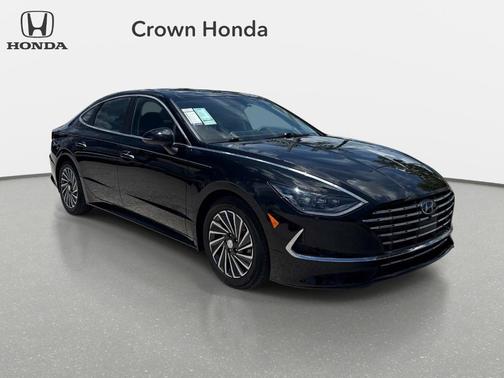 Black 2023 Hyundai SONATA Hybrid Limited