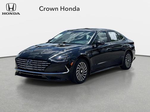 Black 2023 Hyundai SONATA Hybrid Limited