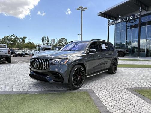 Gray 2026 Mercedes-Benz AMG GLS 63 Base