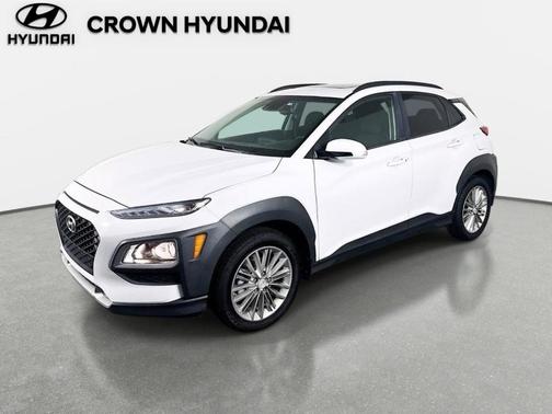 White 2019 Hyundai KONA SEL