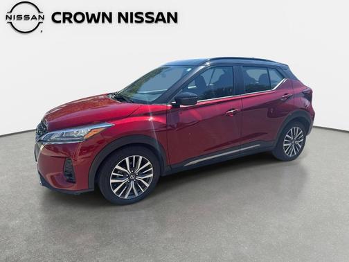 Red 2021 Nissan Kicks SR