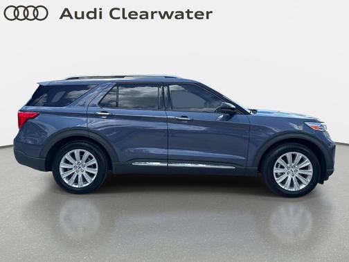 Blue 2021 Ford Explorer Limited