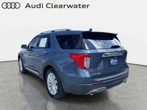 Blue 2021 Ford Explorer Limited