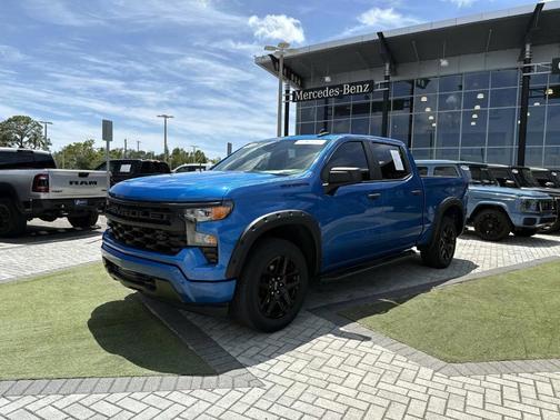 Glacier Blue Metallic 2023 Chevrolet Silverado 1500 Custom