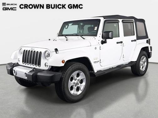 White 2015 Jeep Wrangler Unlimited Sahara