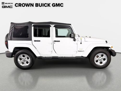 White 2015 Jeep Wrangler Unlimited Sahara