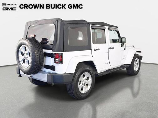 White 2015 Jeep Wrangler Unlimited Sahara