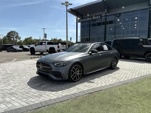 Gray 2023 Mercedes-Benz C-Class C 300 4MATIC