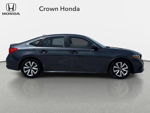 Gray 2022 Honda Civic LX