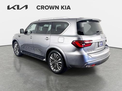 Gray 2021 INFINITI QX80 Luxe