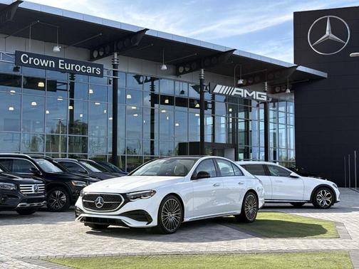 White 2026 Mercedes-Benz E-Class E 450 4MATIC