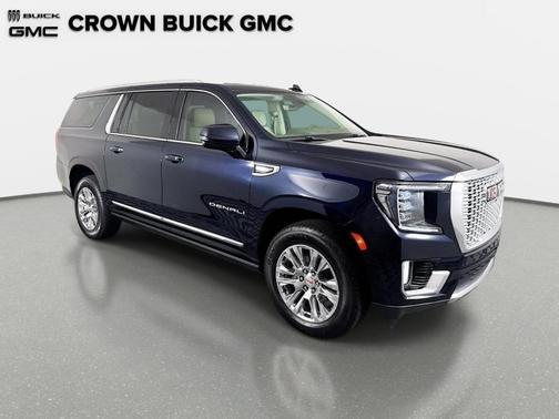 Blue 2021 GMC Yukon XL Denali
