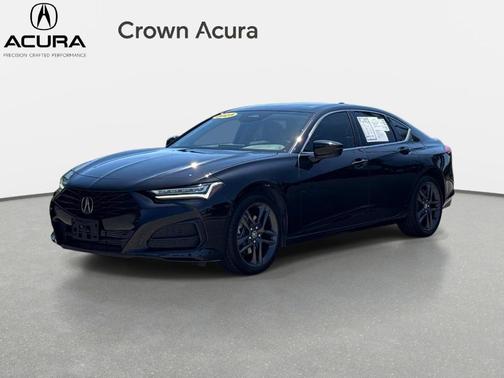 Black 2025 Acura TLX Technology