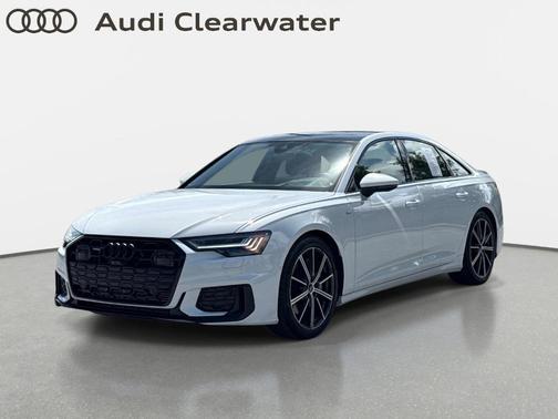 Glacier White Metallic 2025 Audi A6 55 Premium