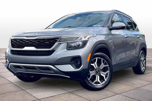 Steel Gray 2022 Kia Seltos EX