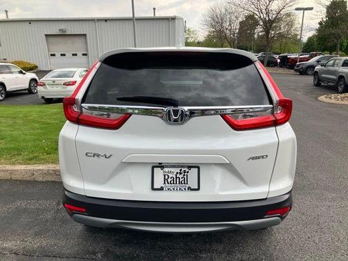 Platinum White 2019 Honda CR-V EX-L