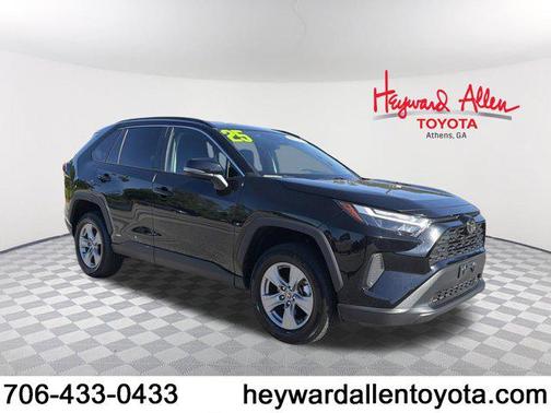 Midnight Black Metallic 2025 Toyota RAV4 Hybrid LE