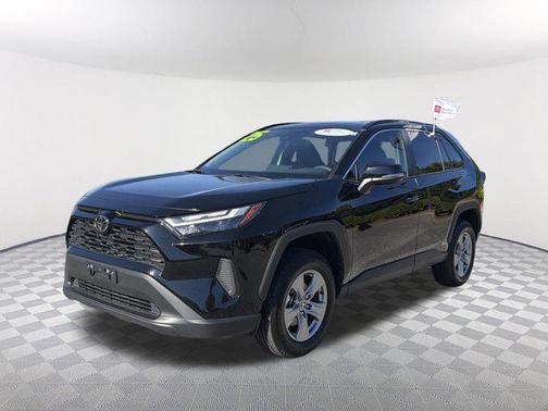 Midnight Black Metallic 2025 Toyota RAV4 Hybrid LE