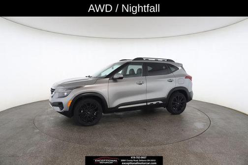 Steel Gray 2023 Kia Seltos Nightfall Edition