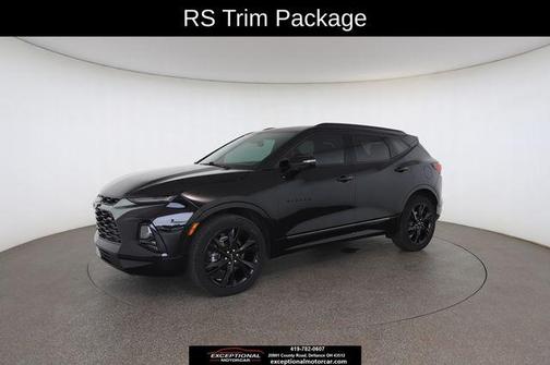 Black 2022 Chevrolet Blazer RS
