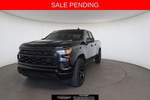 Black 2024 Chevrolet Silverado 1500 Custom