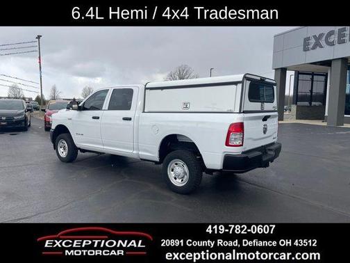 Bright White Clearcoat 2020 RAM 2500 Tradesman Crew Cab 4x4 6'4' Box