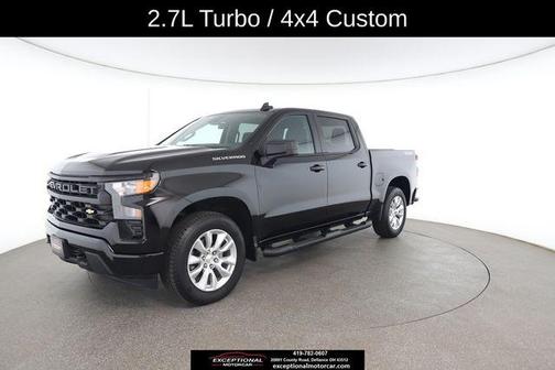 Black 2024 Chevrolet Silverado 1500 Custom