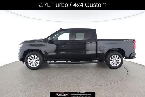 Black 2024 Chevrolet Silverado 1500 Custom