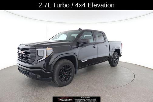 Onyx Black 2023 GMC Sierra 1500 Elevation