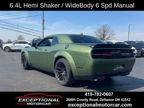 F8 Green 2022 Dodge Challenger R/T Scat Pack Widebody
