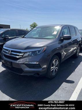Modern Steel Metallic 2017 Honda Pilot EX-L