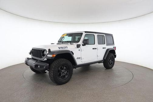 Bright White Clearcoat 2025 Jeep Wrangler 4xe Willys