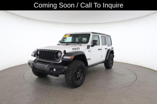 Bright White Clearcoat 2025 Jeep Wrangler 4xe Willys