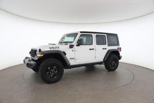 Bright White Clearcoat 2025 Jeep Wrangler 4xe Willys